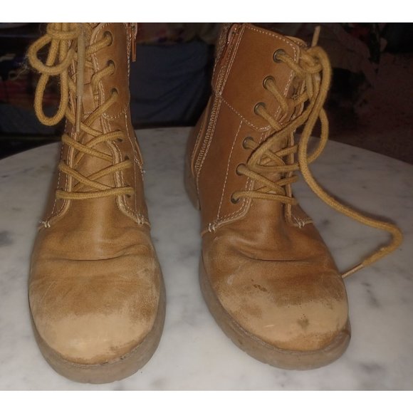 There About Girls Ankle Boots Piper Tan Size 4M TH Lilly - Picture 1 of 4